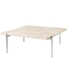PK61 Sofabord, beige marmor af Poul Kjærholm
