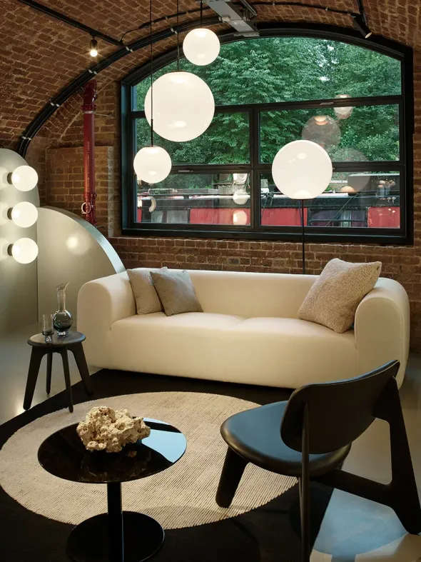 Plump Sofa 2,5 pers m. Chaiselong, elle 0200 fra Tom Dixon