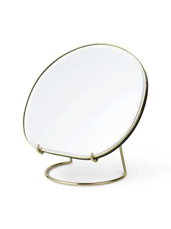 Pond Table Mirror, Brass fra Ferm Living