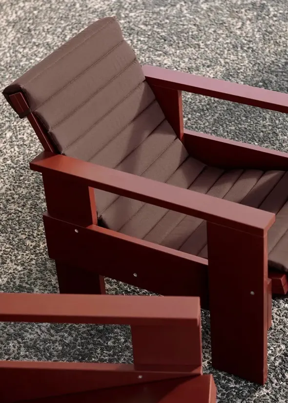 Quilted sædehynde til Crate Loungechair, Iron Red fra Hay