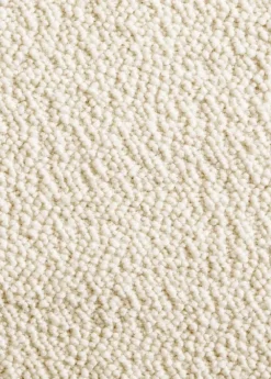 Quilton 2,5 pers. Sofa, Flamiber Cream A5, højre fra Hay