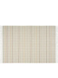 Quito Plaid, honey white fra Silkeborg Uldspinderi
