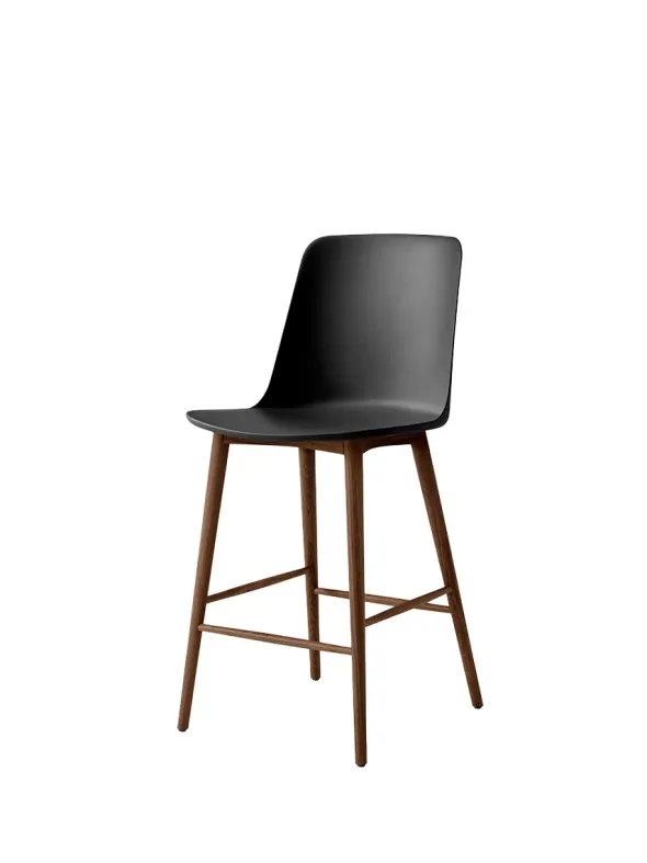 Rely HW128 Counter Chair, walnut fra &Tradition