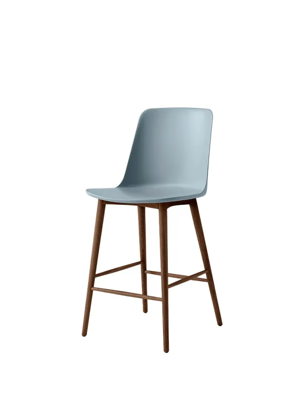 Rely HW128 Counter Chair, walnut fra &Tradition