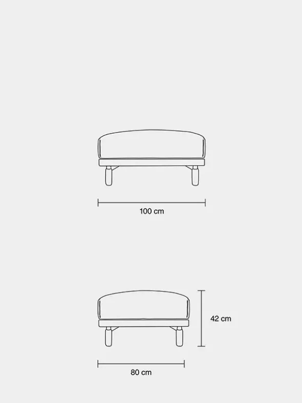 Rest puf fra Muuto