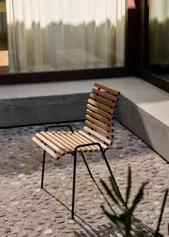 RHF Terrace cafésæt i teak/sort med 2 stole og 1 bord fra &Tradition