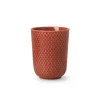 Rhombe krus, terracotta fra Lyngby Porcelæn