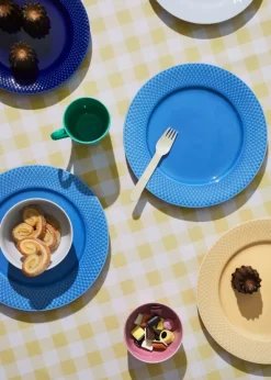 Rhombe tallerken, blå Ø27 cm fra Lyngby Porcelæn