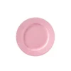 Rhombe tallerken, rosa Ø21 cm fra Lyngby Porcelæn