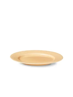 Rhombe tallerken, sand Ø27 cm fra Lyngby Porcelæn