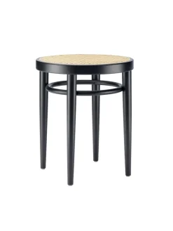 214 RH Skammel, sort fra Thonet