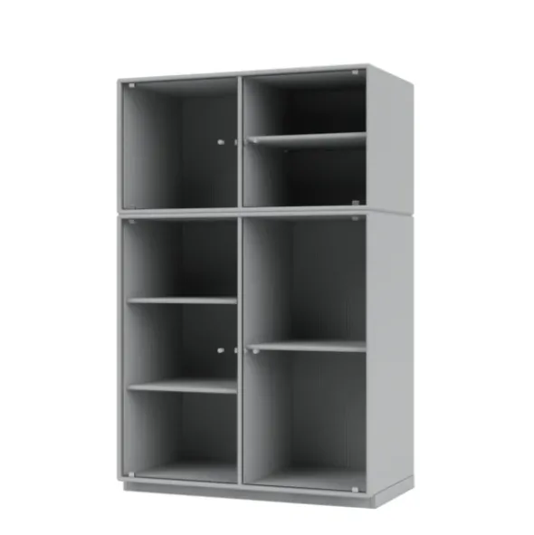 Ripple III Vitrineskab, inkl. sokkel fra Montana