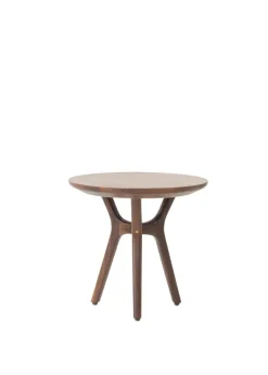 Rén sidebord i valnød, Ø45 cm fra Stellar Works