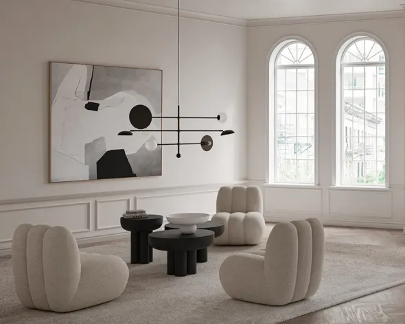 Sahn Chandelier, bronze fra 101 Copenhagen
