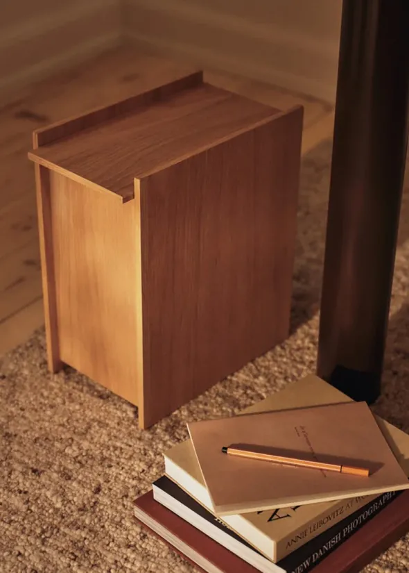 Sama Wooden Bin fra Ferm Living
