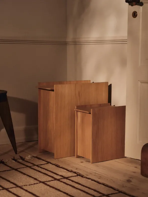 Sama Wooden Bin fra Ferm Living