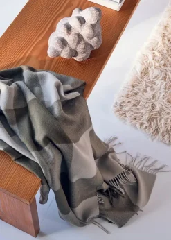 Santa Fe Plaid, umber fra Silkeborg Uldspinderi