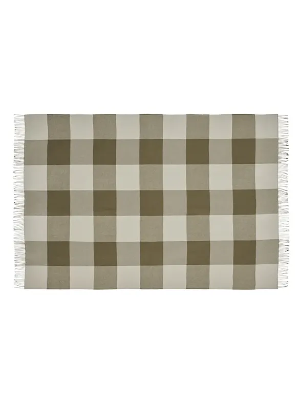 Santa Fe Plaid, umber fra Silkeborg Uldspinderi