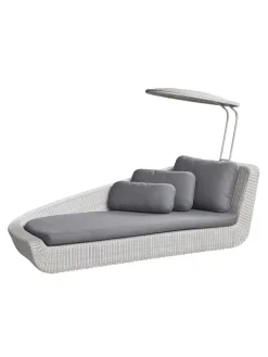 Savannah Daybed, højre i hvid/grå fra Cane-line