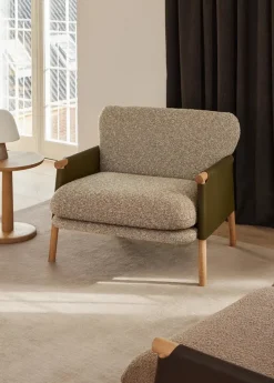 Savannah Loungestol, grand linen/max 95 fra Fredericia Furniture