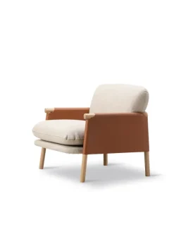 Savannah Loungestol, grand linen/max 95 fra Fredericia Furniture