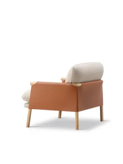Savannah Loungestol, grand linen/max 95 fra Fredericia Furniture