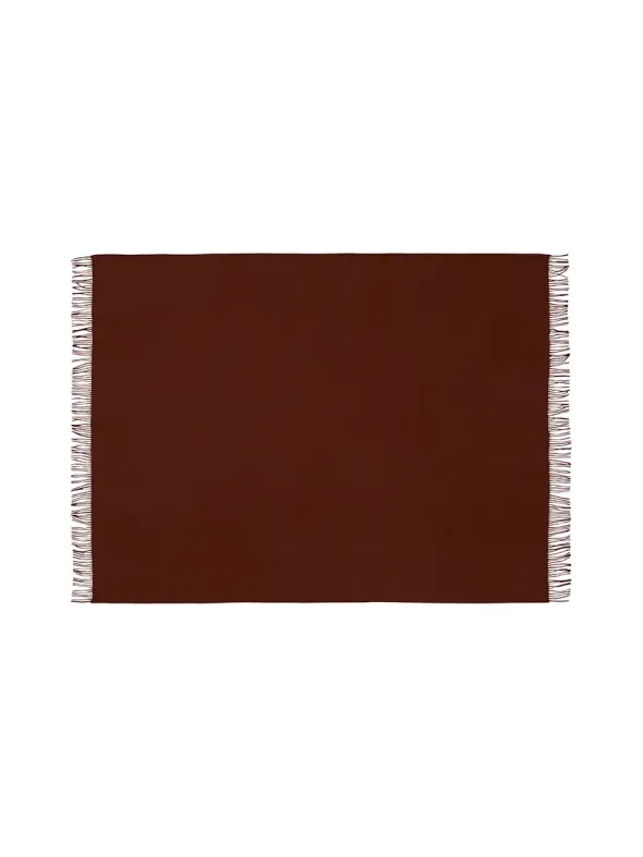 Season Plaid, beetroot fra Silkeborg Uldspinderi