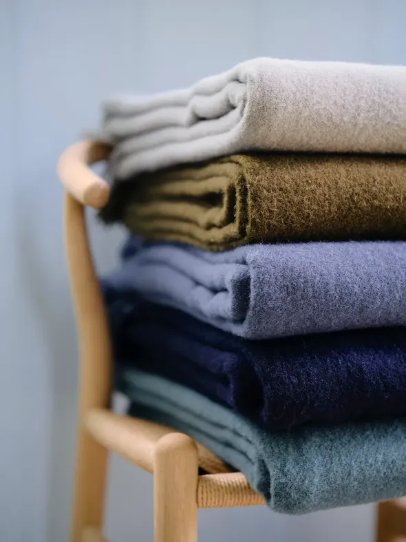 Season Plaid, caramel fra Silkeborg Uldspinderi