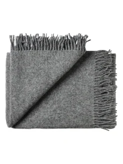 Season Plaid, dark nordic grey fra Silkeborg Uldspinderi