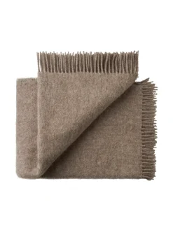 Season Plaid, latte beige fra Silkeborg Uldspinderi