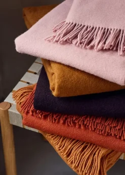 Season Plaid, rust fra Silkeborg Uldspinderi