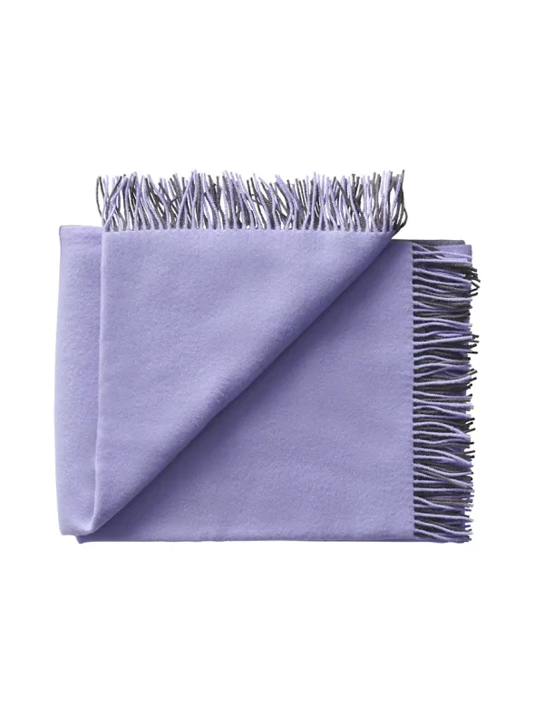 Secret Plaid, clay/lilac fra Silkeborg Uldspinderi