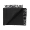 Secret Plaid, granite/black fra Silkeborg Uldspinderi