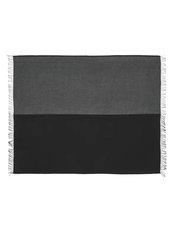 Secret Plaid, granite/black fra Silkeborg Uldspinderi