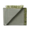 Secret Plaid, lime/moss fra Silkeborg Uldspinderi