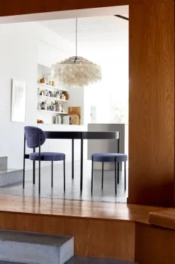 Serie 430 spisestol, sort af Verner Panton