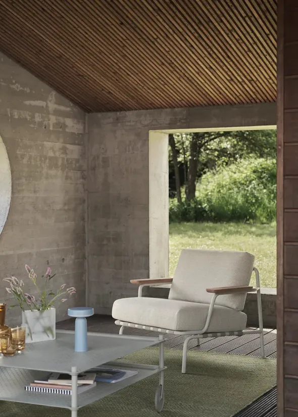 Settle Outdoor Lounge Chair fra Muuto