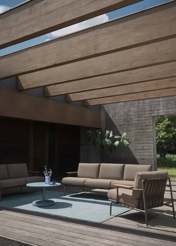 Settle Outdoor Sofa, 3-seater fra Muuto