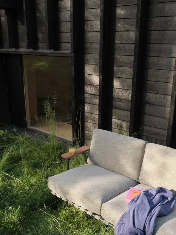 Settle Outdoor Sofa, 3-seater fra Muuto