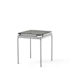 Sett LN11 Sidebord, smoked glass/ dark chrome fra &Tradition