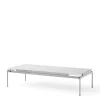 Sett LN12 Sofabord, bianco carrara marble / dark chrome fra &Tradition
