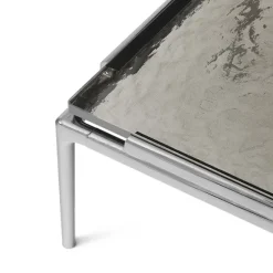 Sett LN13 Sofabord, smoked glass / dark chrome fra &Tradition