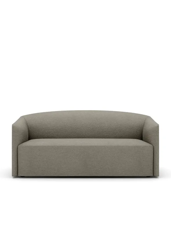 Shore Sofa 2 Seater Extended Base, dark taupe fra New Works