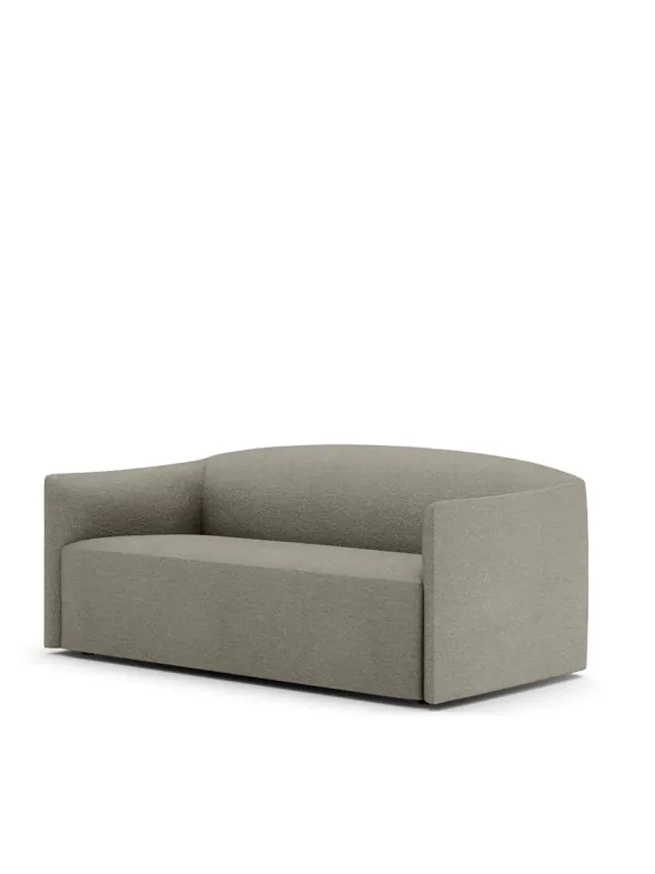 Shore Sofa 2 Seater Extended Base, dark taupe fra New Works