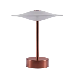 Sinus 22 Portable bordlampe, kobber af Piet Hein