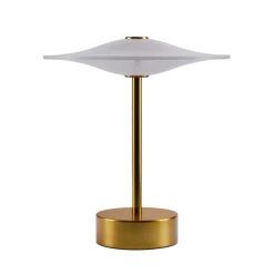 Sinus 22 Portable bordlampe, messing af Piet Hein