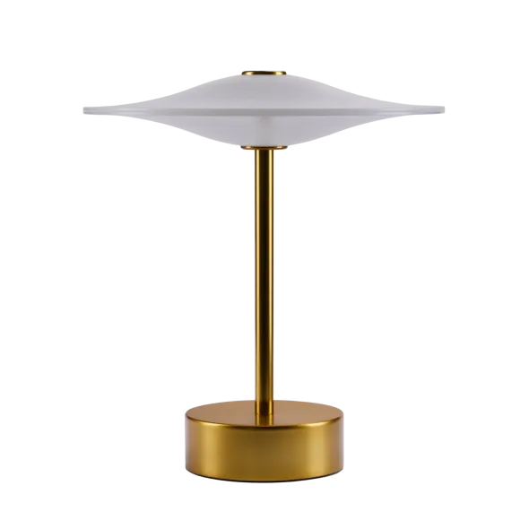 Sinus 22 Portable bordlampe, messing af Piet Hein