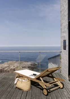 Skagerak Columbus Liggestol, hvid fra Fritz Hansen