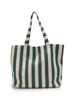 Skagerak Drachmann Jubilæums Tote Bag, light apricot/dark green fra Fritz Hansen