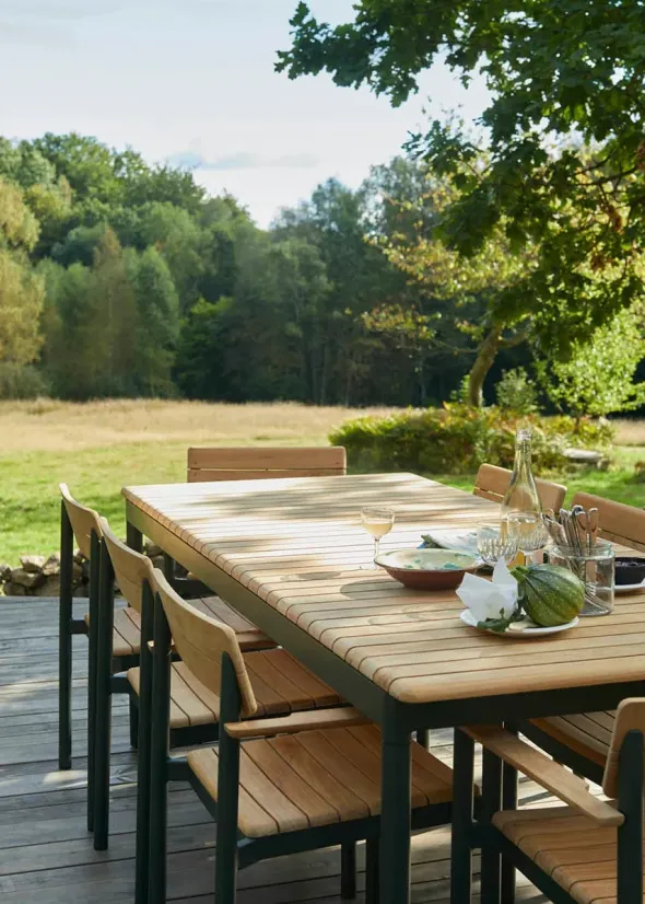 Skagerak Pelagus Armstol, hunter green fra Fritz Hansen